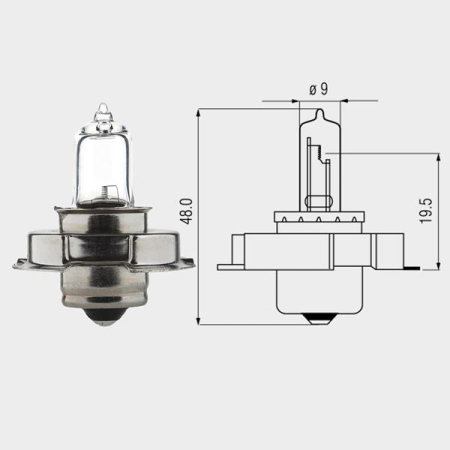 CONSUMABILE SI INTRETINERE - MOTOPRO - Bec Halogen 12V - 15W P26S