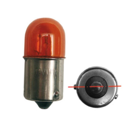 CONSUMABILE SI INTRETINERE - MOTOPRO - Bec normal 12V - 10W orange BAU15S tubular