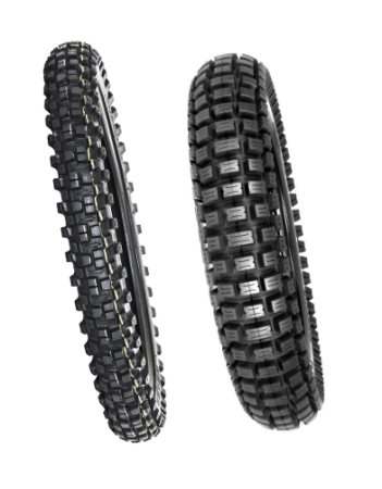 Anvelope moto si scutere - MOTOZ Anvelopa  120/100-18 MOUNXAIN HYBRID (MOUNTAIN) BFM SUPER SOFT 68M TT Spate (DOT) (ZIELONY/NIEBIESKI PASEK) (NEW CONCEPT TRAIL + ENDURO) DOT 02/2025