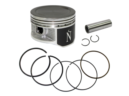 Pistoane pentru motoare 4T - NAMURA - piston HONDA TRX 250 TE/TM FOURTRAX RECON '02-'24, TRX 250 EX '01-'08, TRX 250 X '09-'24 - 69,20MM=+0,75 - Z WYCIECIEM NA ZAWORY - DENKO WKLESLE - segmenti NA-10025-3R