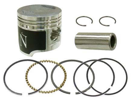 Pistoane pentru motoare 4T - NAMURA - piston HONDA XR 50 R 00-03, CRF 50 F 04-22 - 39,50MM - segmenti NX-10051-2R