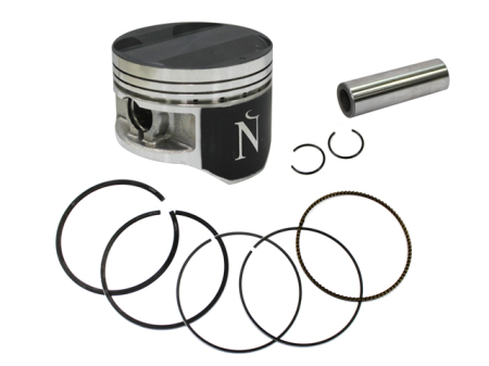 Pistoane pentru motoare 4T - NAMURA - piston KAWASAKI KLR 250 '87-'05, KSF 250 MOJAVE '87-'04 - +1,00MM=74,93MM - segmenti NA-20002-4R