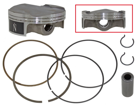 Pistoane pentru motoare 4T - NAMURA - piston KTM SXF 250 '13-15, EXCF 250 '14-19, HUSQVARNA FC 250 '14-15, FE 250 '14-19, HUSABERG FE 250 '14 forjat - nominal