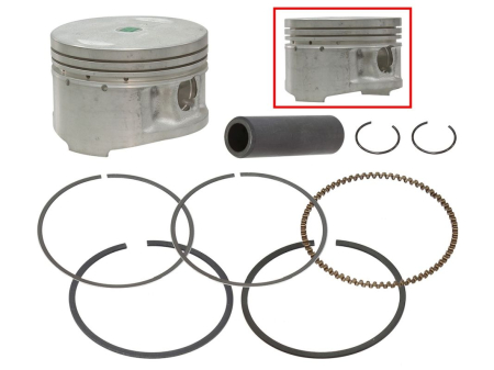 Pistoane-Segmenți-Bolțuri - NAMURA - piston YAMAHA XT 225 SEROW '92-00, TTR 225 '99-04, TTR 230 '05-21 - SEL.C=70,97MM - segmenti NX-40022-4R