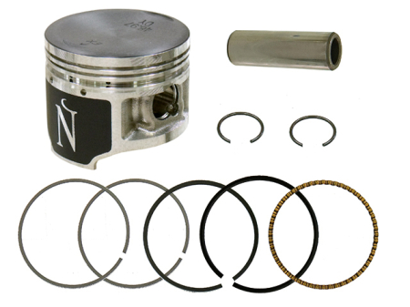 Pistoane-Segmenți-Bolțuri - NAMURA - piston YAMAHA YFM 125 GRIZZLY '04-13, BREEZE '91-04 - YFM125 - segmenti NA-40019-2R - 49,47MM=+0,50MM