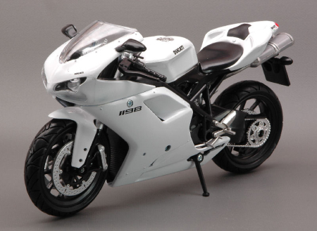Idei de Cadou - NEW RAY [1:12] - DUCATI 1198 WHITE