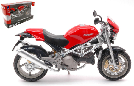 Idei de Cadou - NEW RAY [1:12] - DUCATI MONSTER S4 RED