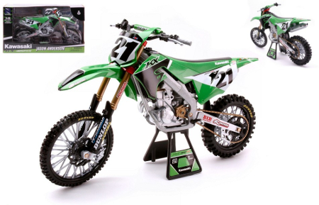 Idei de Cadou - NEW RAY [1:6] - KAWASAKI KX 450 SR N.21 JASON ANDERSON 2022