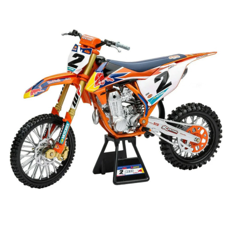 Idei de Cadou - NEW RAY [1:6] - KTM 450 SX-F N.2 RED BULL FACTORY RACING TEAM COOPER WEBB 2019 [nou]