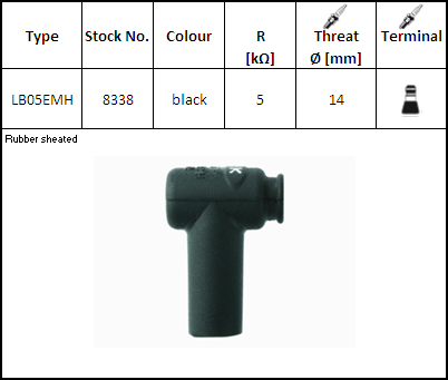 Bujii si accesorii - NGK - Pipa bachelita LB05EMH