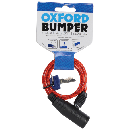 Securitate - OXFORD - Bumper Cable lock 600mm x 6MM