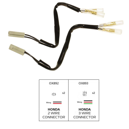 Semnalizatoare si accesorii - OXFORD - Cabluri semnalizatoare Honda 2 wire connector