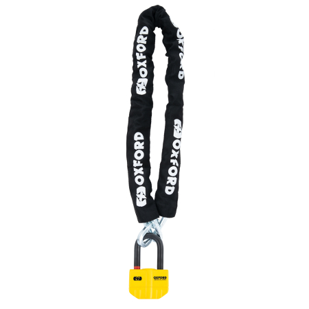Securitate - OXFORD - Lacat cu alarma si lant BOSS - 12mm x 1.5m