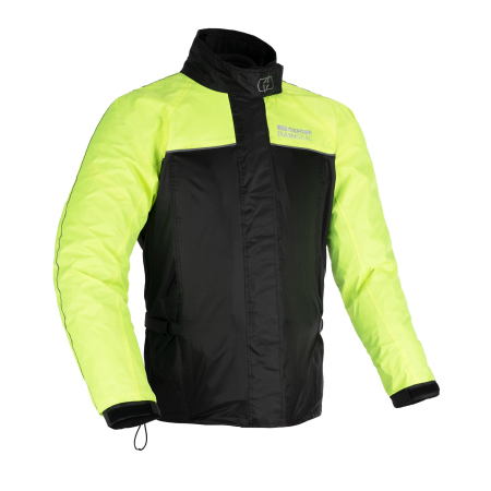 Categorie Temporara - OXFORD - RAINSEAL OVER JACKET BLACK / FLUO L
