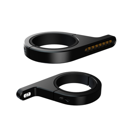 Semnalizatoare si accesorii - OXFORD - Semnalizari  premium LED Secvential DarkTurner - Fork Mounted