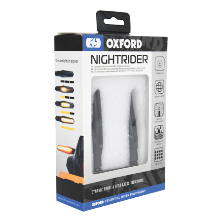 Semnalizatoare si accesorii - OXFORD - Semnalizari [LED] Secvential - 130, 000 millicandela, 12 [LED] , E-marked, 85mm (L) X 20mm (W), 25mm (H), (2 resistors included)