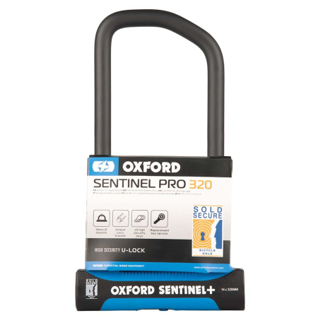 Securitate - OXFORD - Sentinel Pro U-Lock 320mm x 177MM