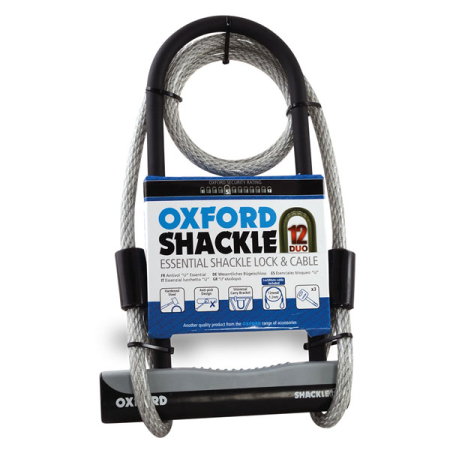 Securitate - OXFORD - SHACKLE12 DUO ULOCK & 1.2M CABLE