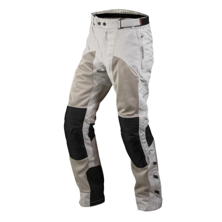 Pantaloni & Blugi - Pantaloni moto damă Nordcode Aero II mesh de vară, gri deschis/negru