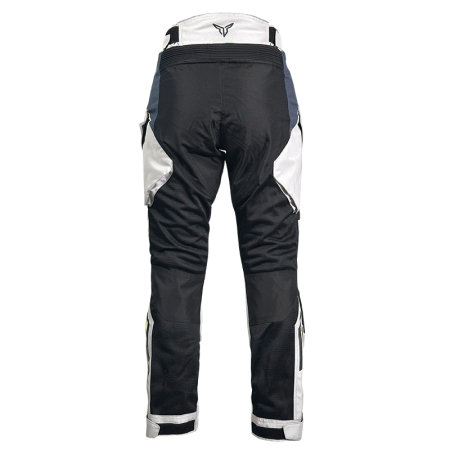 Pantaloni moto damă Nordcode Escape de vară, negru/gri/albastru [2]