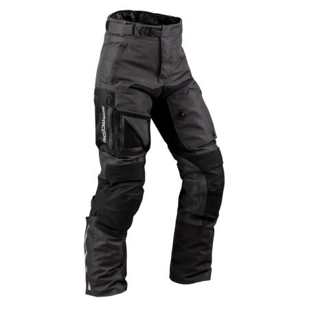 Pantaloni moto damă Nordcode Himalayan adventure 4 sezoane, negru/gri închis [1]