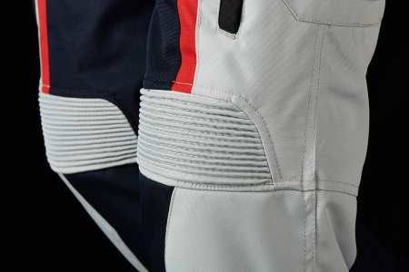 Pantaloni moto de damă Furygan Apalaches Lady, albastru/alb/roșu [4]