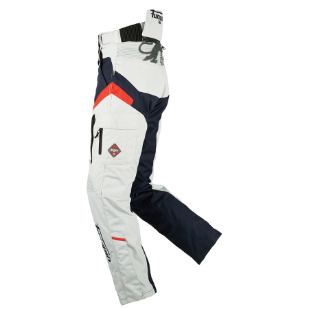 Pantaloni moto de damă Furygan Apalaches Lady, albastru/alb/roșu [2]