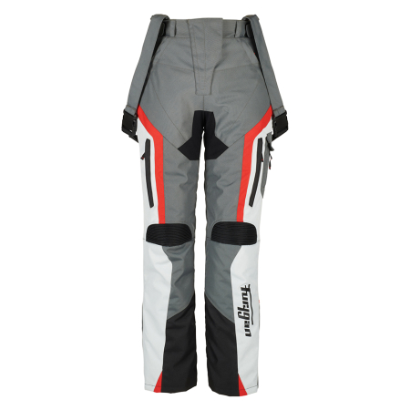 ECHIPAMENTE - Pantaloni moto de damă Furygan Apalaches Lady, negru/gri/roșu