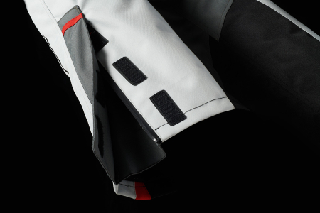 Pantaloni moto de damă Furygan Apalaches Lady, negru/gri/roșu [5]