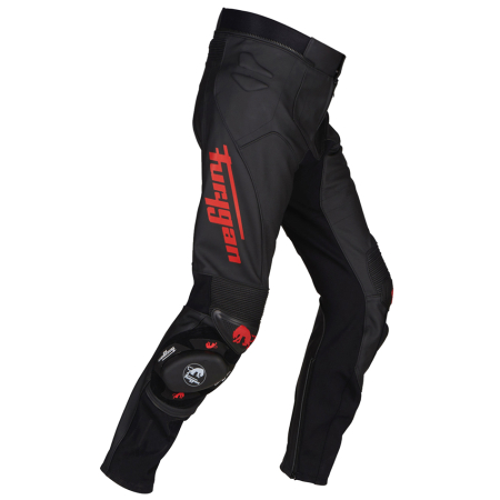 Pantaloni moto Furygan Raptor Evo, negru/roșu [3]