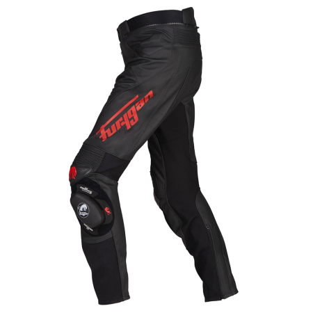 Pantaloni moto Furygan Raptor Evo, negru/roșu [2]