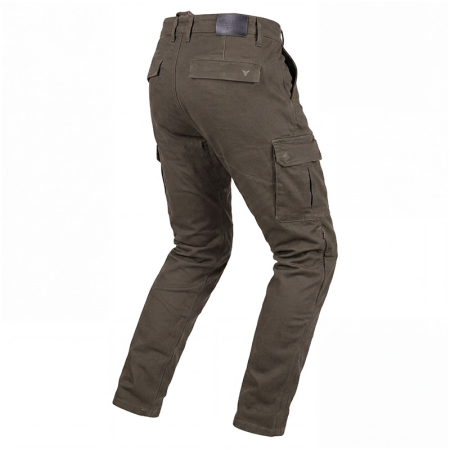 Pantaloni moto Nordcode Cargo V2 Cordura, verde oliv [1]