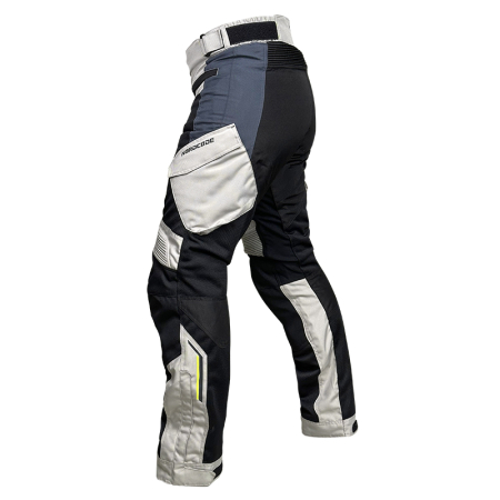 Pantaloni moto Nordcode Escape de vară, negru/gri/albastru [1]