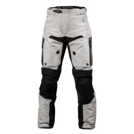 Pantaloni & Blugi - Pantaloni moto Nordcode Himalayan adventure 4 sezoane, negru/gri deschis