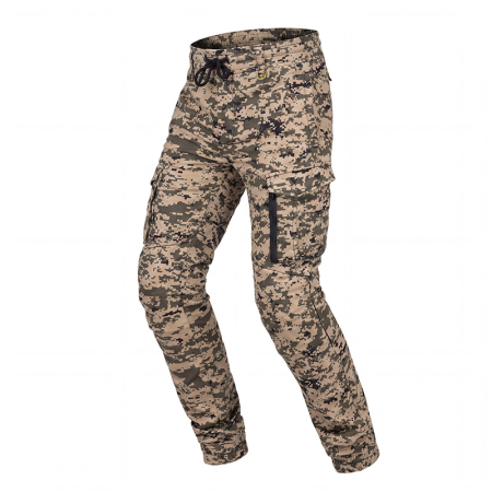 Pantaloni & Blugi - Pantaloni moto Nordcode Joggster super stretch, camuflaj digital