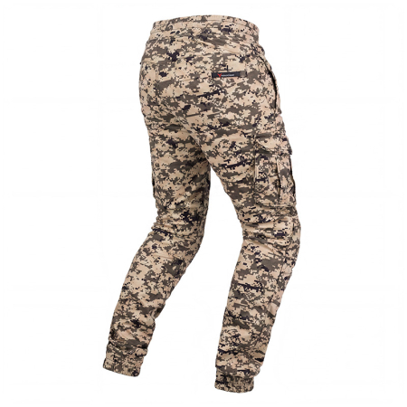 Pantaloni moto Nordcode Joggster super stretch, camuflaj digital [1]