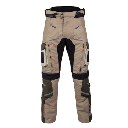 Pantaloni moto Nordcode Safari adventure 4 sezoane, nisipiu/negru/kaki [1]