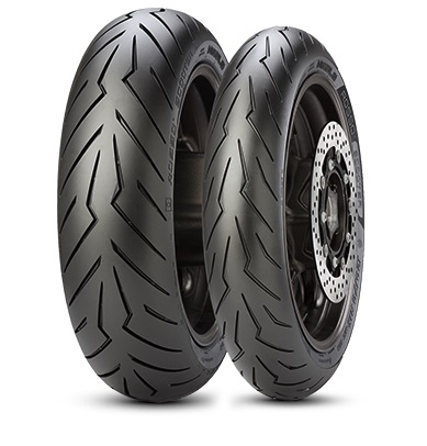 Anvelope moto si scutere - PIRELLI - Anvelopa  120/70-12 DIABLO ROSSO SCOOTER 58P TL REINF M/C Fata "D/Spate DOT 02-09/2025