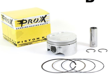 Pistoane-Segmenți-Bolțuri - PROX - piston Beta 250 RR enduro '05-'07, KTM EXC 250 racing '01-'06 (77.00MM=+2.00MM)