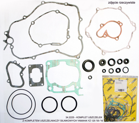 Set garnituri complete si Top End motor - PROX - set garnituri cu set simeringuri motor Yamaha YZ 125 '05-'21