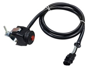 Întrerupătoare și comutatoare hartă aprindere - PSYCHIC - buton oprire motor kill switch KAWASAKI KXF 250 (06-16), 450 (06-15), KX 85 (14-16) (27010-0047) (lungime PRZEWODU 67CM)