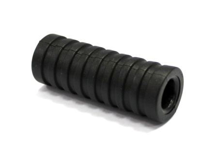 Oțel - PSYCHIC - Cauciuc schimbator viteze (int. 13,8 mm, ext 24 mm, lungime. 64,5 mm) culoare neagra