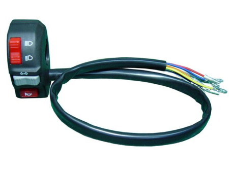 Ghidoane și accesorii - PSYCHIC - comutator ZESPOLONY lumini, semnalizare, claxon NA ghidon Universala  STRONA stanga