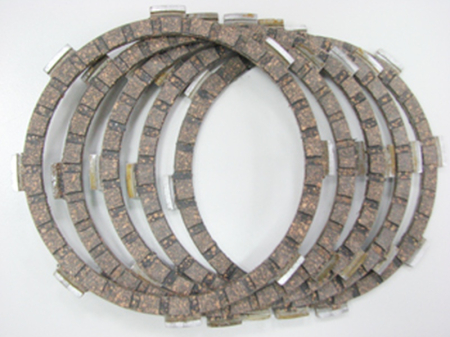 Discuri de ambreiaj - PSYCHIC - discuri ambreiaj YAMAHA XT 125 R '05-'07, YBR 125 '00-'08, DT 80 LC2 '85-'97 (5 TARCZ) (EBS2254)