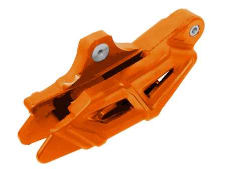 Plastice - PSYCHIC - ghidaj lant KTM SX/SXF '11-'22, EXC/EXCF '11-'23 culoare portocalie (KT04028127)
