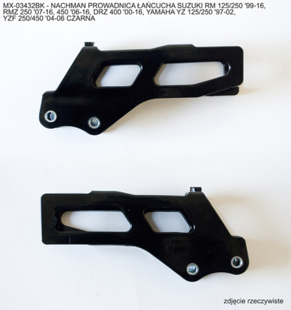 Ghidaj lanț - PSYCHIC - ghidaj lant SUZUKI RM 125/250 '99-16, RMZ 250 '07-16, 450 '06-16, DRZ 400 '00-16, YAMAHA YZ 125/250 '97-02, YZF 250/450 '04-06 culoare neagra (SU03908001;SU04931001;YA03808001;YA03871001)