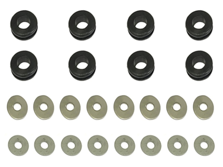 Radiatoare - PSYCHIC - Kit suporturi  radiator KTM>HUSQVARNA>HUSABERG (8 seturi saibe, TULEJEK si GUM)