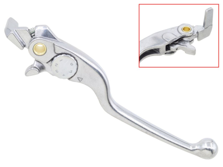 Manete ambreiaj și frână - PSYCHIC - maneta frana HONDA CRF 1100 AFRICA TWIN '20-'22 (OEM: 53170-MKS-E01) culoare argintie