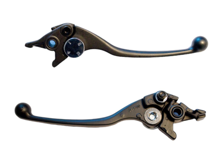 Manete ambreiaj și frână - PSYCHIC - maneta frana KAWASAKI GPZ/GTR/KLE/ZRX/ZX/ZZR (DHK01CN,74992,70022) culoare neagra = DHS01CN