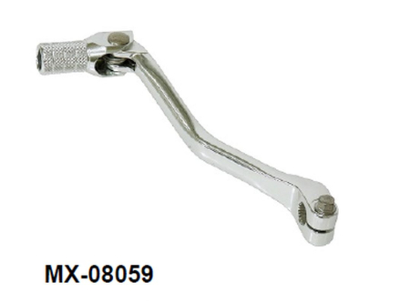 Pedale schimbător - PSYCHIC - pedala schimbator GAS GAS EC>MC>SM>MX>PAMPERA (OEM: ME120336026) (aluminiu forjat) culoare argintie (anodizat)